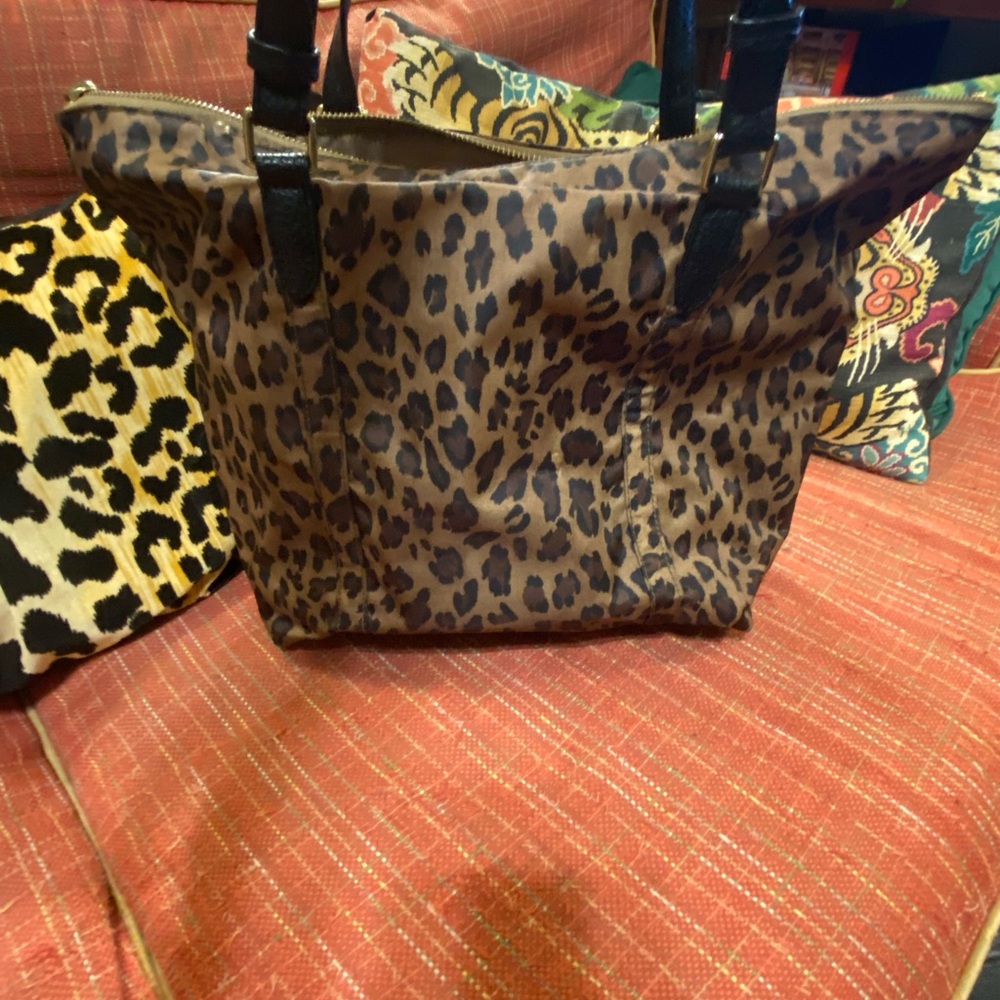 Ralph Lauren Brown Leopard Print Tote - Picture 4 of 4